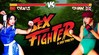 Sex Fighter: Chun Li εναντίον Cammy (xxx Parody) - Brazzers