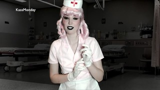 Pokemon Goth sjuksköterska Joy JOI med prostata undersökning
