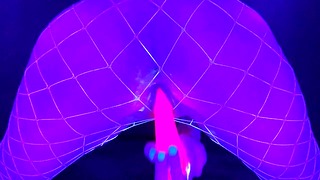 Asmr Self-pleasuring Under a Blacklight With My Hands, Vibrator, and Glow in the Dark Lube