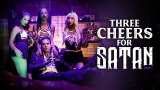 Burningangel Three Petite Cheerleaders for Satan’s Cock