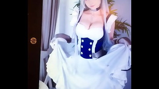 Cum Hommage pour Belfast Cosplay By Hidori Rose