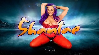 丰满 latina 莫娜 阿扎 作为 Shantae 在 Vr 色情模仿中和你做爱