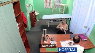 Fakehospital Hot Blondie Loves the Doctors Muscles and Smooth Talking Charm