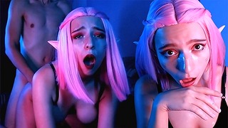 Sexy Night Elf Passionate Oral and Sexy Sex