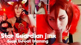 Guardião da Estrela Pornô Jinx Teaser de estrondo na garganta em 4k Omankovivi League of Legends Bj