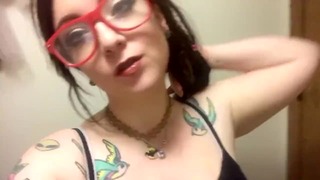 Stripping and Piss 13 -alternative Girl Ahegao Face