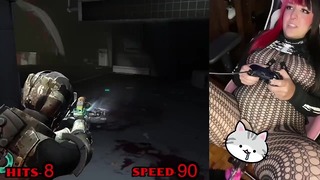 Goth Babe Plays Deadspace 2, Part 2