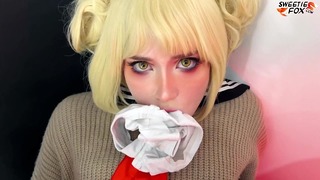 Himiko toga and Her Hairy Cunt Celebrating 18th With First Sex and Reampie