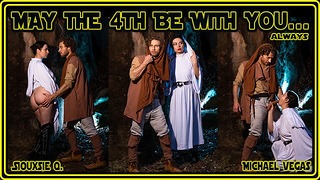 Pode o 4th Be With You Starwars Jedi Cosplay Pov Sexo Oral ao Ar Livre
