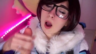 Mei from Overwatch Pitykitty Blowjob Handjob