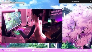 Twitch Streamer Megaplaygirl Got Naked While Play League of Legends Fucking While Keeps Online