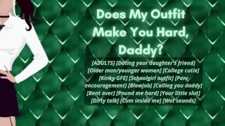 Аудіо Рольова гра Does My Outfit Make You Hard, Daddy? Твоя маленька повія