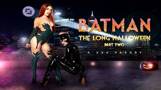 Batman 在与猫女的三人行中 & Poison Ivy 在漫长的 Halloween Vr色情