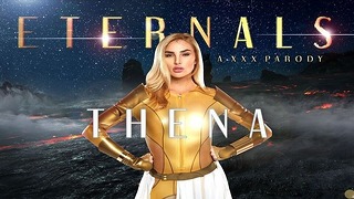 Curvy Babe Kenzie Anne As Eternal Thena Is All Yours Vr Porn
