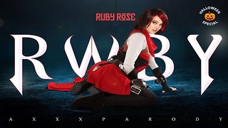 Curvy Ginger Maddy May As Rwby Ruby Gets Your Cock Vr Porn