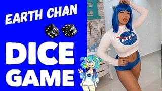 Cosplay Girl Earth Chan Dirty Speaks – Dice Game – Riding On Dildo Gushing At Tits And Mouth