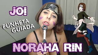 Cosplay Meisje Noraha Rin Naruto Joi Portugues Aftrekinstructie - Punheta Guiada - Masturbação - Com