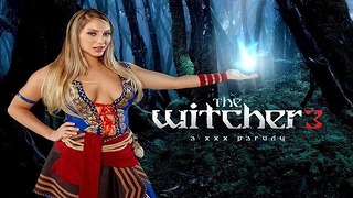 Busty Kayley Gunner като Keira Metz решила да чука порно с виртуална реалност Witcher
