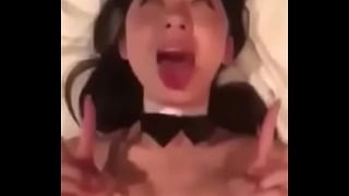 Sweet Girl Being Fucked In Playboy Costume