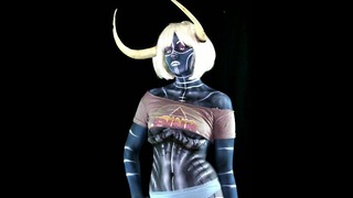 Darling Goth Girl Rides Monster Cock