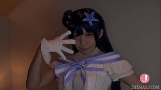 Hentai Costume Cum With Me Idolo giapponese Cosplayer ottiene Creampied In Doggystyle - Intro