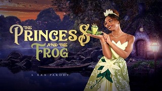 Ebony Babe Lacey London jako Countess Tiana Turns Frog Into Lover Virtual Reality Porn