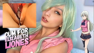 Elizabeth Liones From Seven Deadly Sins Cosplay Red Light Green Light Jerk Off Game Can You Win In T