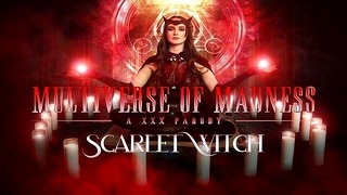 Hazel Moore jako Scarlet Witch wysysa twoje moce w Multiverse Of Madness Vr Porn