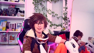 Hello! I’m Tracer! Sfw Cosplayer Teaser Overwatch Kink