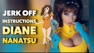 Joi Portugues – Diane Nanatsu Jerk Off Instruction – Cum For Me Baby!!!