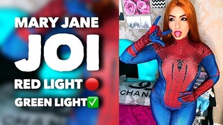 Mary Jane – Joi Rotes Licht, grünes Licht, Anweisungen zum Wichsen – Spider Male