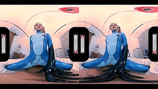 Metroid Xxx Cosplay Pornografia em realidade virtual Pov Sexo Oral Hardcore Xxx Loira
