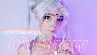 Sailor Serenity Oil Show Small Boobs Teen Fetish Masturbate Ass Solo Female Petite Teen Masturbation