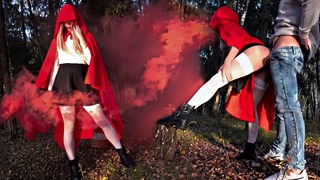 Sexy Girl Lost In The Woods And Gets A Hot Fuck . Halloween 2021