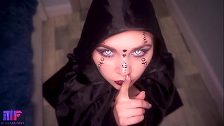 The Witch Has Found A Source Of Vitality. Halloween 2020