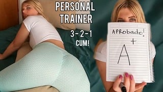 Dein Lehrer kann das Fach nur bestehen, wenn du es fickst Personal Trainer-Rollenspiel-Countdown