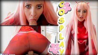 Zero Two Ride Your Cock Sweet In The Franxx Cosplay