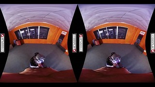 Overwatch Cosplay VR-porr med i huvudrollen Zoe Doll Och Alexa Tomas I ett spel som bryter trekant!