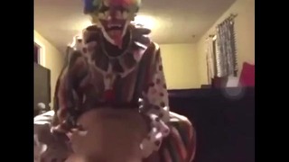 Clown Beating Up That Ebony Pussy