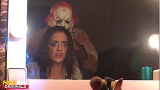 Fakehub Originals – Fake Horror Film Goes Wrong When Real Killer Enters Fappening Actress Dressing Room – Halloween