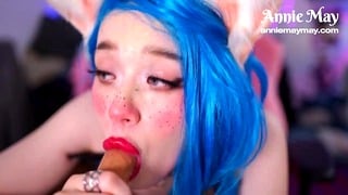 Jinx Loves Cocks – Annie May May Public Show