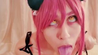 Makima From Chainsaw Man Turns Into A Hentai Cat
