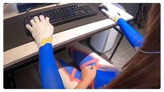 Overwatch I Hope You Get Excited While Game Playing, Overwatch D.va Hentai Cosplayer Gets Fucked