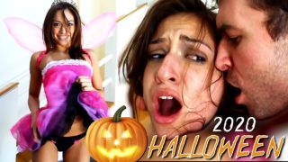 Drobna wróżka księżniczka załamana Halloween - James Deen & Sara Luvv Halloween 2020