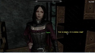 Skyrim 塞拉娜。 精致性感的吸血鬼公主电脑游戏