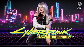 Cyberpunk Lucy Edgerunner ile Sikişirken Busty Jewelz Blu