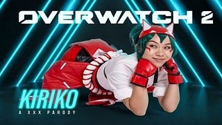 Kimmy Kim As Overwatch 2 Kiriko Offers Her Tiny Pussy As Compensation For A Mistake