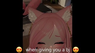 Lewdtuber Miss Kanako Teases You And Sucks Dick! Vtuber Catgirl Hentai