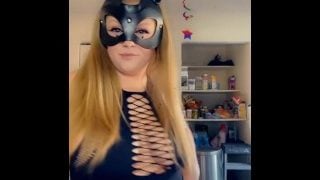 New Bunny Mask And Leather Body Suit