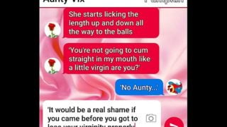 Aunty Vix And Pumpkin Sext Roleplay Part Two